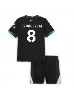 Liverpool Dominik Szoboszlai #8 Auswärts Trikotsatz für Kinder 2024-25 Kurzarm (+ Kurze Hosen)